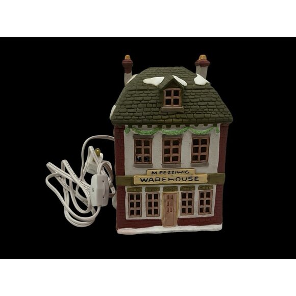 Dept. 56 Dickens' Village Series Fezziwig's Warehouse Christmas Decor Village - Picture 5 of 10